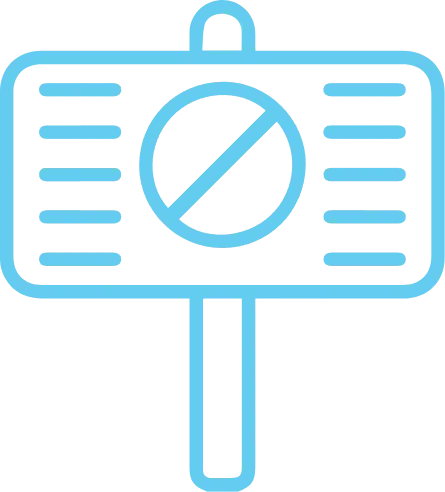 No Parking Board Advertising